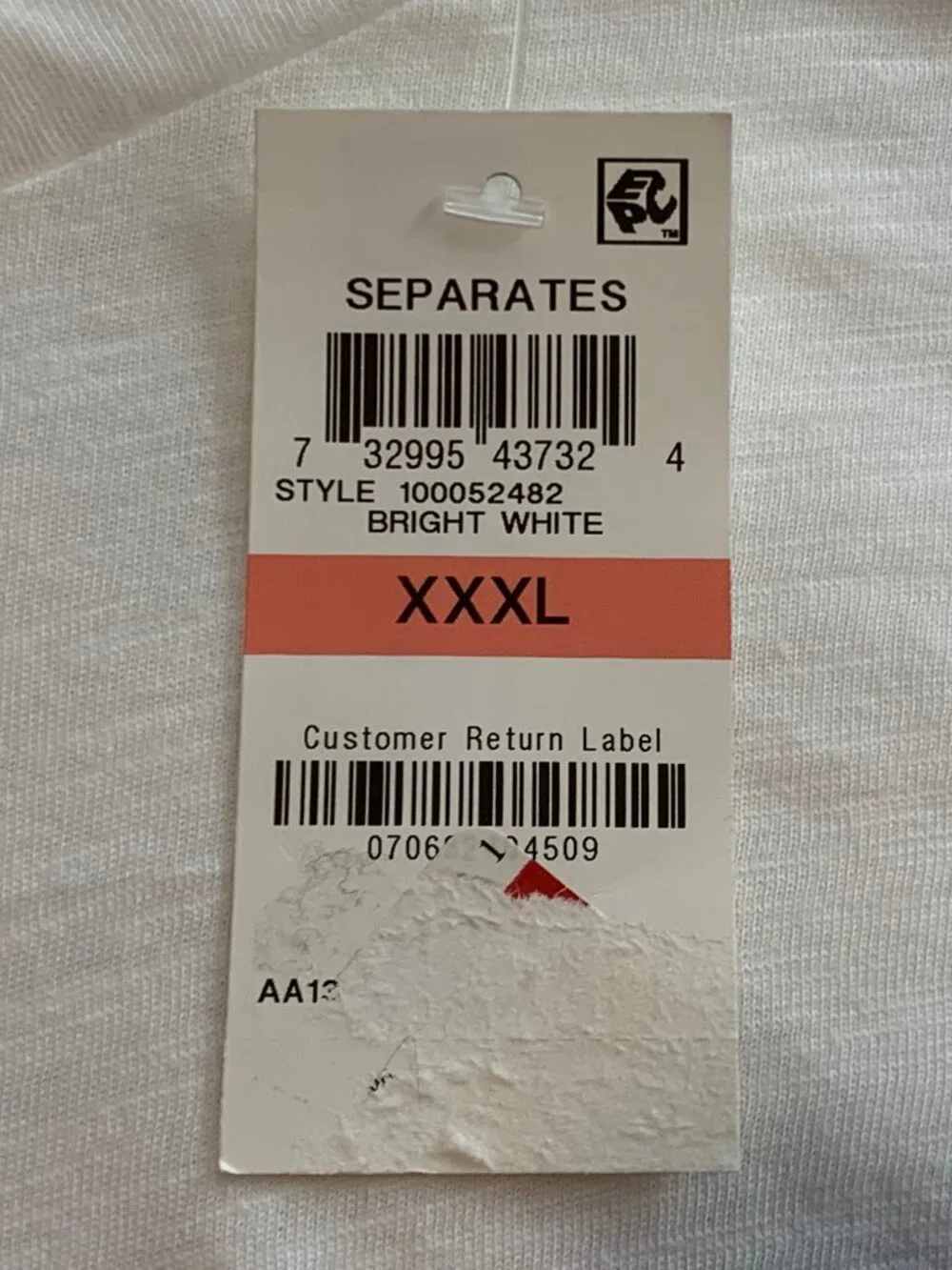 Charter Club Women's Short Sleeve Oversized Lounge Pajama Top, White, 3XL - Picture 3 of 5